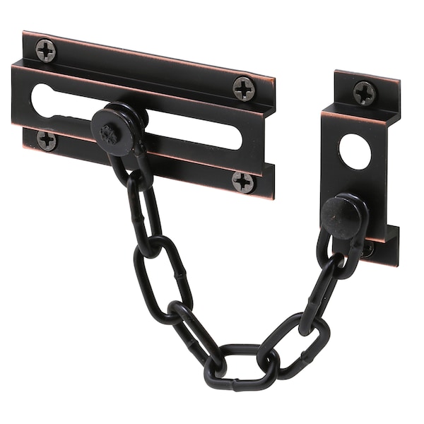 Prime-Line Oil-Rubbed Bronze, Chain Door Guard - U 10305