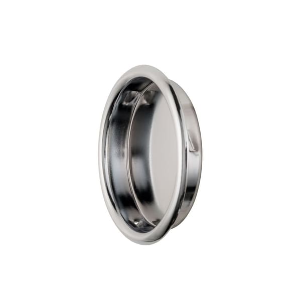 Pamex 2-1/8in Finger Pull with Snap-In Installation No Nail Bright Chrome Finish - DD0620CP