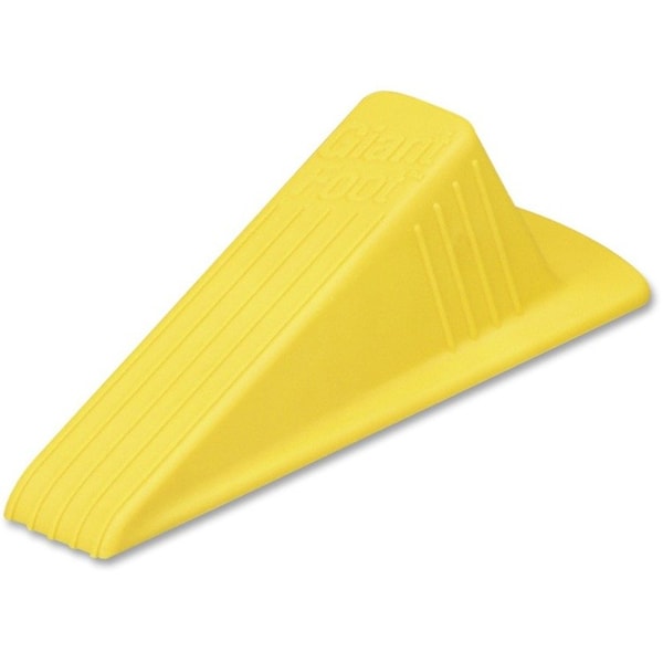 Giant Foot Doorstop, 3-1/2"x6-3/4"x2", Safety Yellow - MAS00966