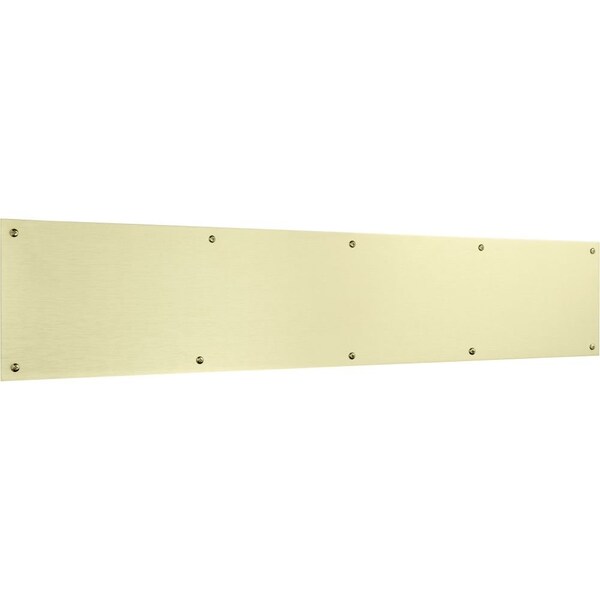 Baldwin Estate Lifetime Satin Brass Kick Plates - 2000.044.0630