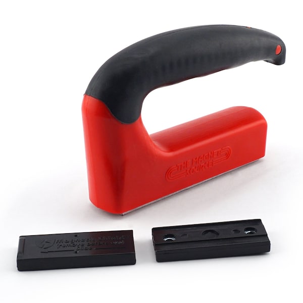Master Magnetics Magnet Source 5.25 in. L X 1 in. W Red Handle Magnet 100 lb. pull 1 pc - 07501