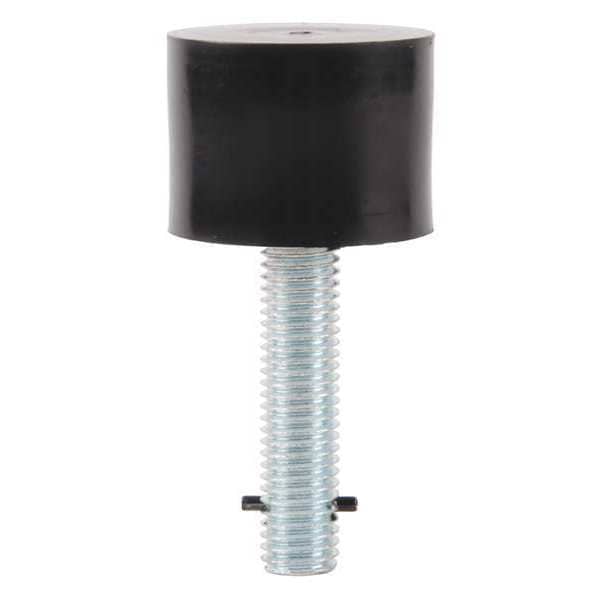 Ives Security Door Stops, Base Steel, Black, 1-1/2"H x 2"W - FS18S
