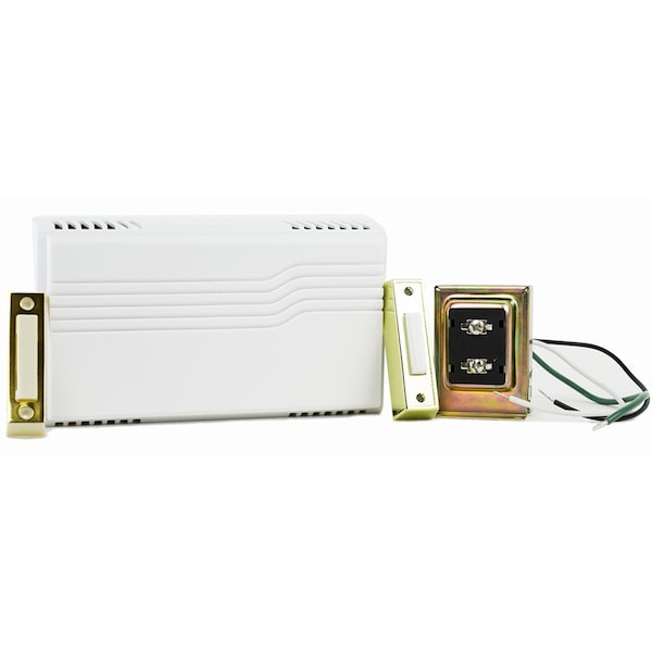 Newhouse Hardware Wired Doorbell Chime Kit with 2 Push Buttons and 16V Transformer - CKIT1