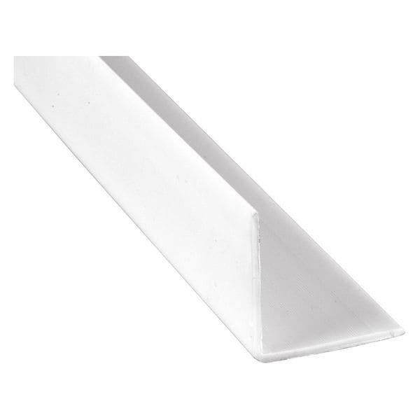 Primeline Tools Corner Shield Perforated, 1-1/8 in. x 48 in, Vinyl Construction, White (5 Pack) - MP10067