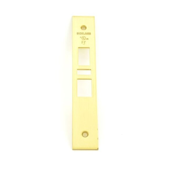 Schlage Commercial Armor Front and Screws for L9453; L9485; or L9486 Satin Brass Finish - 09666606
