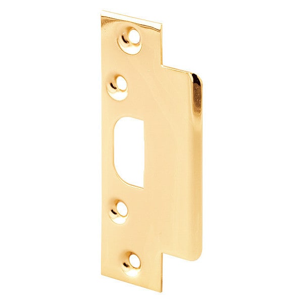 Primeline Tools High Security Strike, 4-7/8 in., Heavy Gauge Steel, Brass Plated (Single Pack) - MP2236