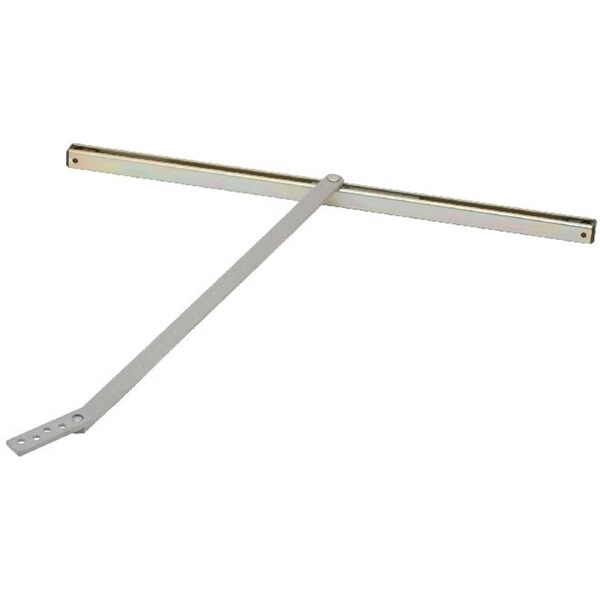 Pg Perfect Medium Duty Concealed Overhead Stop, Satin Stainless Steel - Size 4 - PG1632825