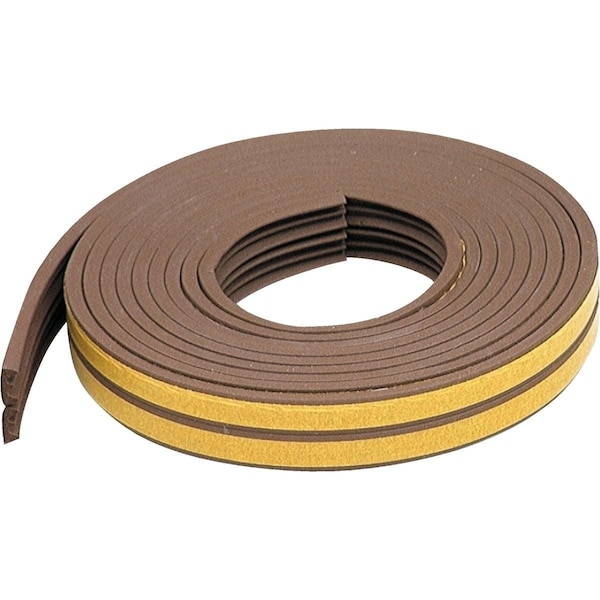 M-D Building Products Brown 17 Ft. 3/8 In. Extreme Temp Small Gap Rubber Weatherstrip, Brown - 02592