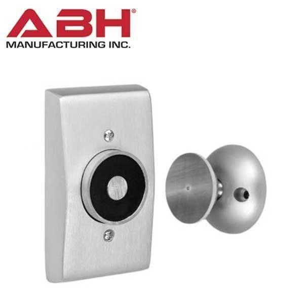 Abh ELECTROMAGNETIC DOOR HOLDERS Recessed Wall Mount with Standard Armature - ABH-2100-US32D