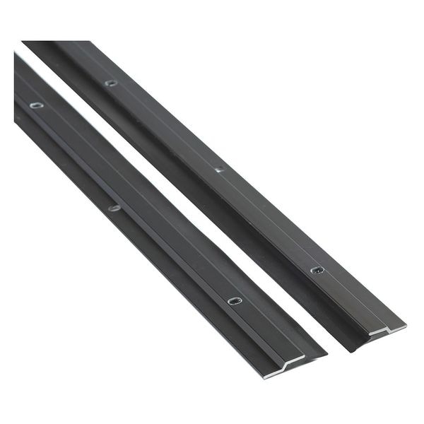 National Guard Astragal, Aluminum, 1-1/4in.H, PK2 - 125NDKB-96X2