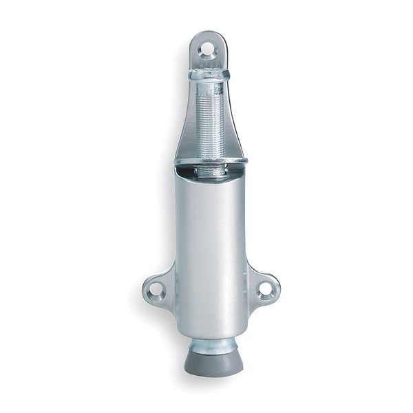 Rockwood Plunger Door Holder, Pol Brass, Cast Brass - 459.3