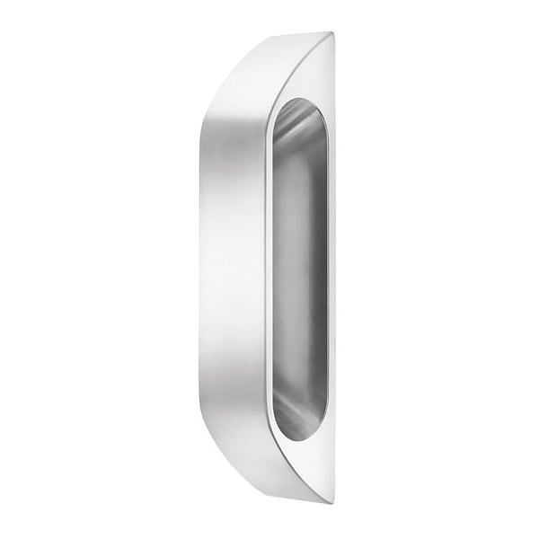 Kingsway Group Pull Handle, Silver, Aluminum, 1 3/8 in L - KG61