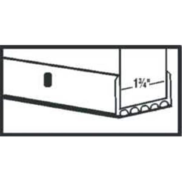 Thermwell Products Thermwell 471021 Vinyl Slide-On Door Bottom 1 .25 In. X 36 In. White - 471021