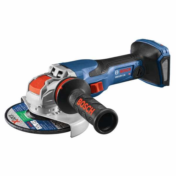 Bosch Angle Grinder, 18V DC, 5 in or 6 in Wheel Dia. - GWX18V-13CN