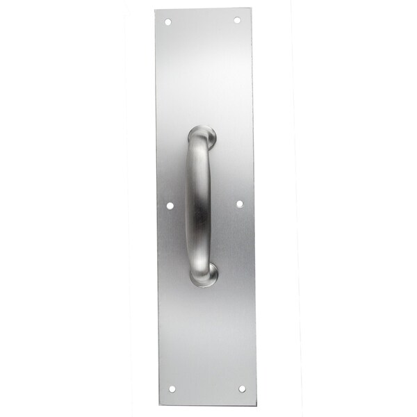 Trans Atlantic Co. 3-1/2 in. x 15 in. Aluminum Pull Plate with Classic Pull - GH-PP5310-AL