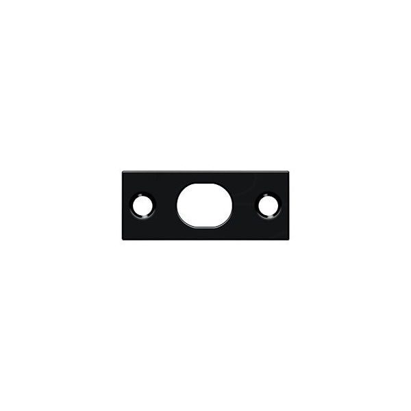 Deltana 2-1/4 Length X 1 Width Strike Plate For Extension Flush Bolt Paint Black - SP12EFB19