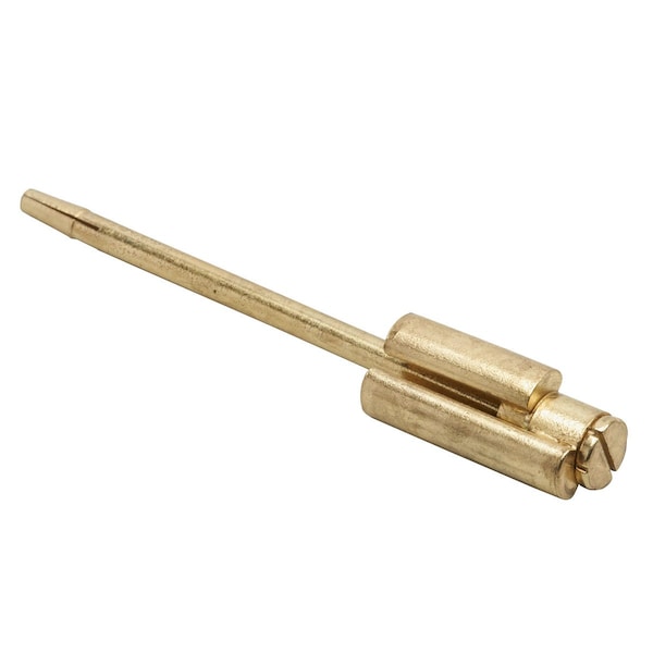 Richelieu 5inch 127 mm HeavyDuty Hinge Pin Door Stop, Polished Brass - 221301272