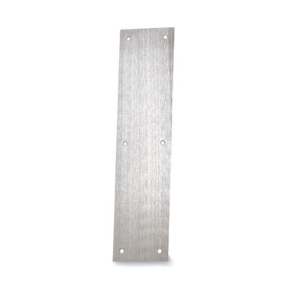 Rockwood Door Push Plate, Stainless Steel, 16"L x 4"W, 0.05" Proj. - 70C.32D