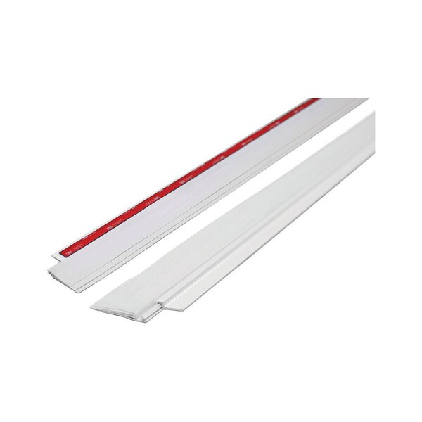 M-D Building Products M-D Building Products CINCH White Aluminum/Vinyl Weatherstrip For Doors 36 in. L X 2 in. - 43301