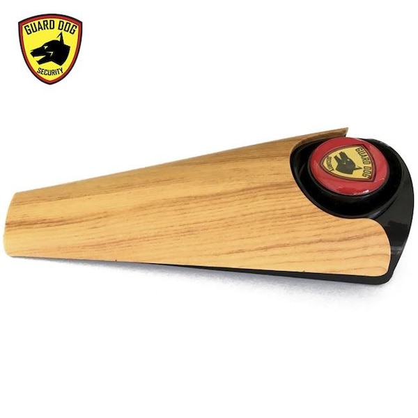 Guard Dog Security Guard Dog Security AL-GDDS1000W Woodgrain Door Stop Wedge Alarm - AL-GDDS1000W