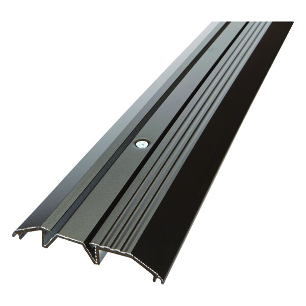 M-D Building Products M-D Building Products 0.75 in. H X 3.75 in. W X 36 in. L Aluminum/Vinyl Deluxe Low Threshold Brown - 10116