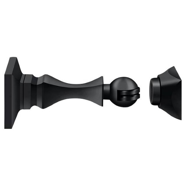 Deltana Magnetic Door Holder 3-1/2" Black - MDH35U19