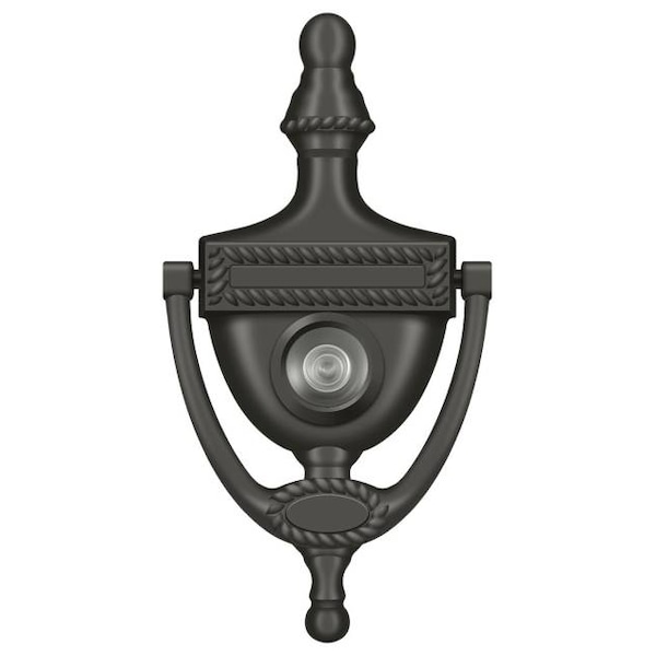 Deltana Door Knocker-Viewer, Victorian Rope Oil Rubbed Bronze - DKV6RU10B