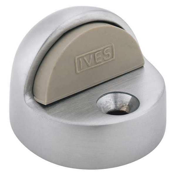 Ives Dome Door Stop, 1-3/8"H x 1-3/4"W - FS438 US26D