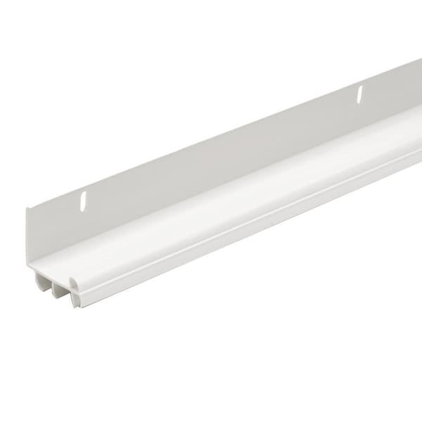 M-D Building Products 36 in. White Vinyl L-Shape Screw-on Under Door Seal - 43816
