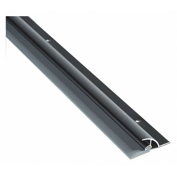 National Guard Gray Vynil Door Sweep, Drip Cap, 4ft. - 101VDKB-48