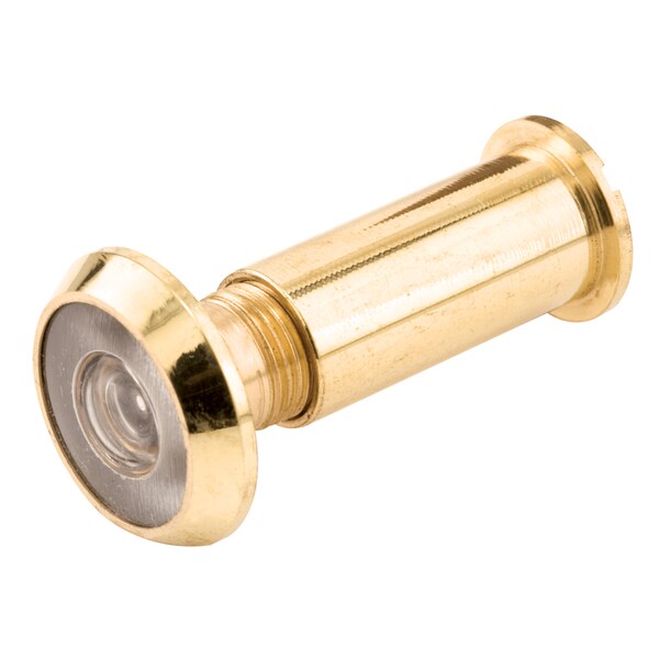 Prime-Line 9/16 in. Bore 180-Degree Solid Brass. Bright Brass Finish, Door Viewer - U 9893