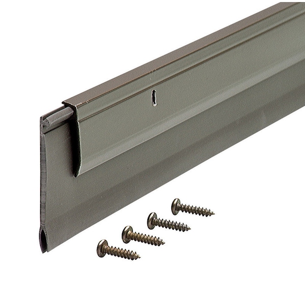 M-D Building Products M-D Building Products Bronze Aluminum/Vinyl Sweep For Doors 36 in. L X 2.13 in. - 05652