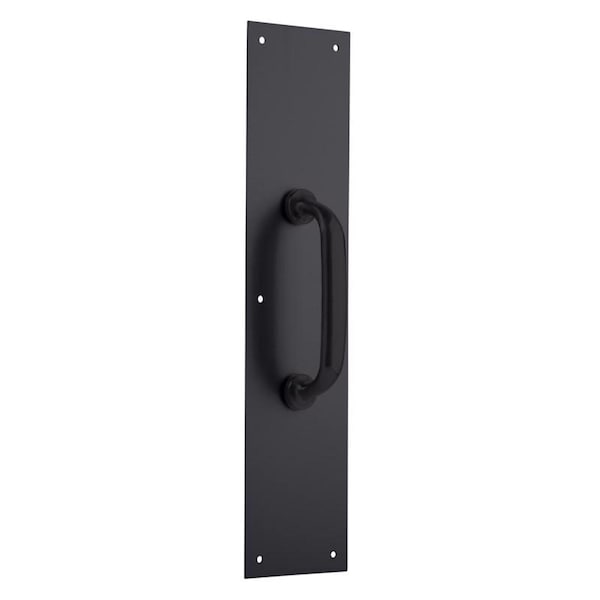 Brinks Commercial Brinks Commercial 15 in. L Matte Black Aluminum Pull Plate - BC41021