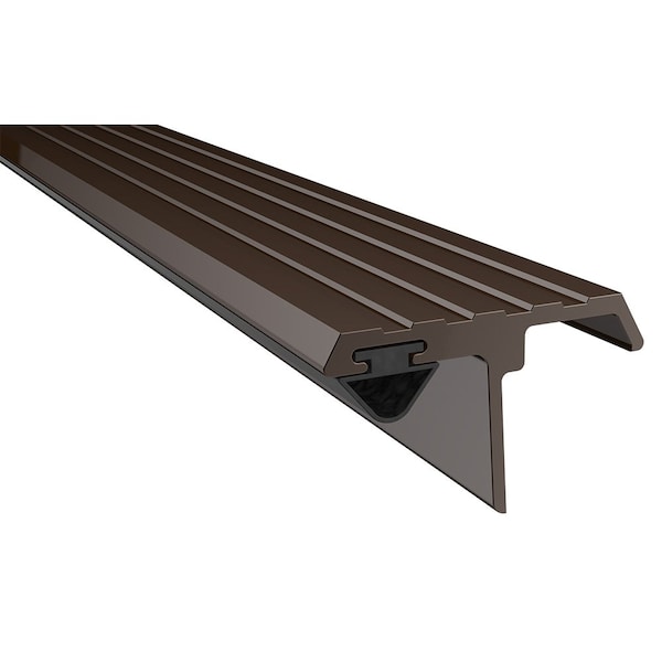 Pemko 355DS84 84" T Overlapping Astragal with Silicone Dark Bronze - 355DS84
