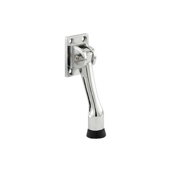 Prime-Line Heavy Duty Door Holder, Drop Down, Chrome Finish (Single Pack) - J 4537