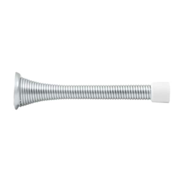 Patioplus 3.75 in. Heavy Duty Baseboard Door Bumper, Bright Chrome - Steel - PA696643