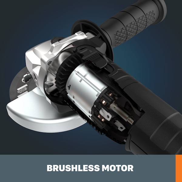 Worx 20V Power Share 4.5 in. Cordless Angle Grinder with Brushless Motor, Tool Only - WX812L.9