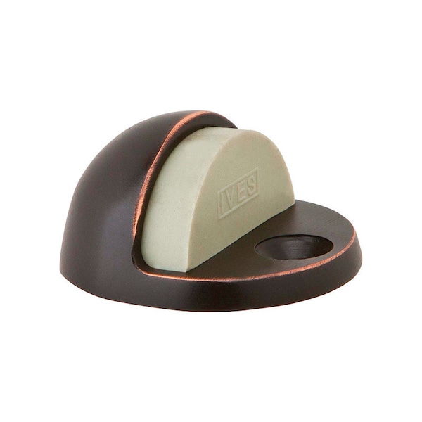 Ives Ives 1-3/4 in. W X 2 in. L Brass Aged Bronze Door Stop Mounts to floor - FS436B-716