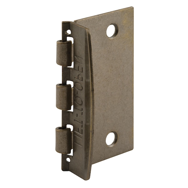 Prime-Line 1-3/8 in. Door Lock Steel Antique Brass Finish Flip-Action Door Lock - U 9873