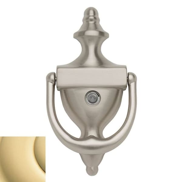 Baldwin Estate Unlacquered Brass Door Knockers - 0103.031