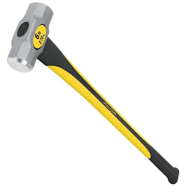 Vulcan 34503 Hammer, 6 lb Head, Sledge, Forged Milled Head, Steel Head - 34926