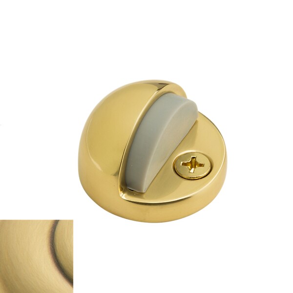 Baldwin Estate Satin Brass with Brown Door Stop - 4005.060
