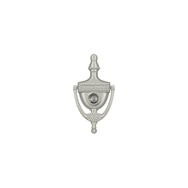 Deltana Door Knocker-Viewer, Victorian Rope Satin Nickel - DKV6RU15