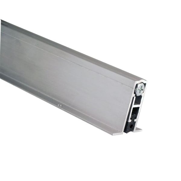Perfectpatio 36 in. Full Mortise Automatic Door Bottom with Sponge Neoprene Mill, Aluminum - PE1629302