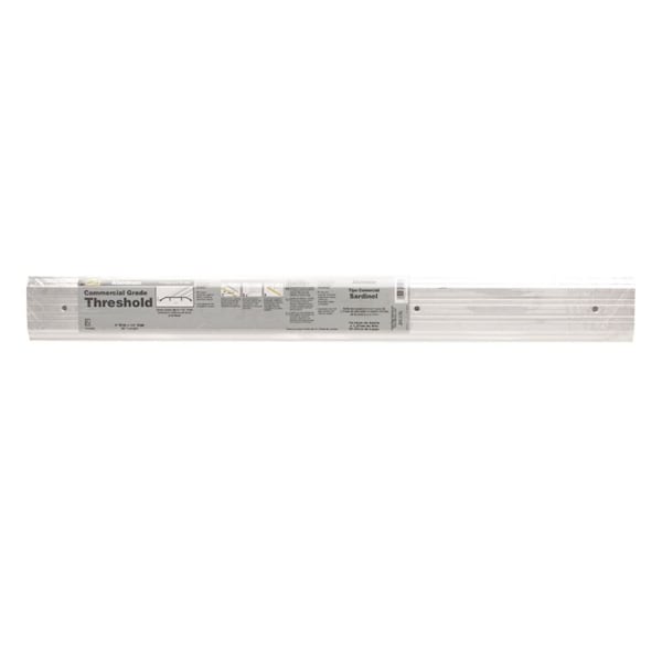 M-D Building Products M-D Building Products 0.5 in. H X 4 in. W X 36 in. L Aluminum Flat Top Threshold Silver - 11502