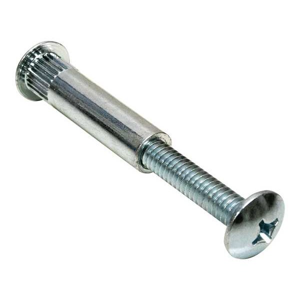 National Guard Fire Door Thru-Bolts, Silver, Steel, PK20 - FDTB 3/8