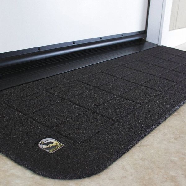 Safepath Products ADA Ramp, 1-1/8" H, 12-1/4" L, 42" W, Brz - BHR1110AB