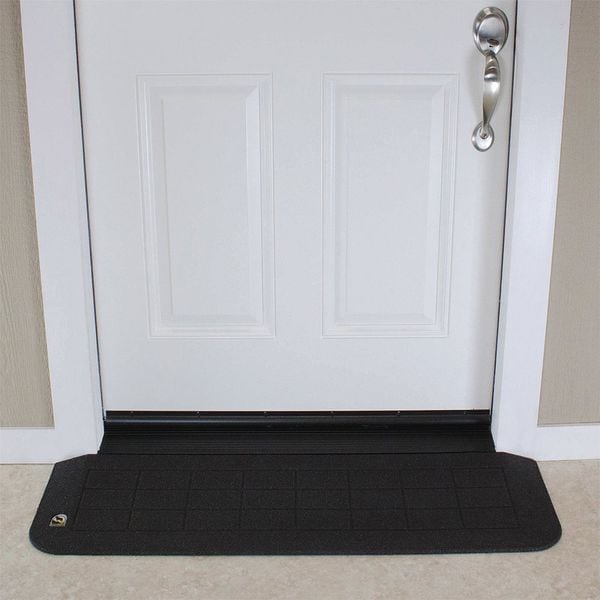 Safepath Products ADA Ramp, 1-1/8" H, 12-1/4" L, 42" W, Brz - BHR1110AB