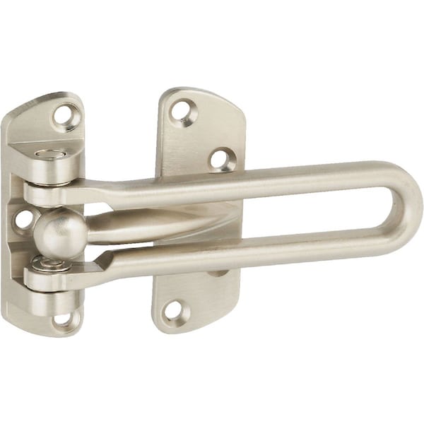 National Satin Nickel Decorative Door Security Guard - N335984
