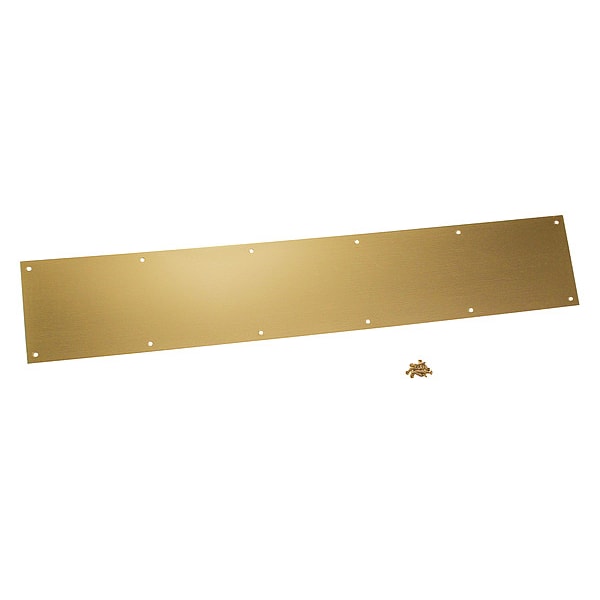 Zoro Select Protection Plate, Kick/Stretcher, 8" H - 18-8X34-050-BTAL